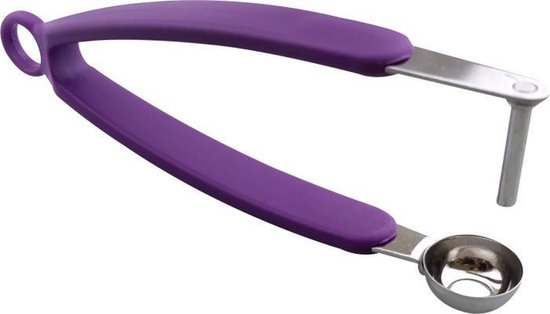 Dénoyauteur à cerise Premium - Dénoyauteur à olives - Dénoyauteur en acier inoxydable - violet