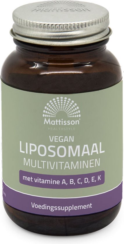 Mattisson - Liposomaal Multivitamine - Liposomale Vitamine - Voedingssupplement - 30 Capsules