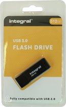 Integral 512GB USB3.0 DRIVE BLACK USB flash drive USB Type-A 3.2 Gen 1 (3.1 Gen 1) Zwart
