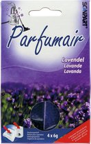 Scanpart Parfumair geurparels voor stofzuiger - Lavendel geurkorrels - Stofzuigerverfrisser - Geschikt voor stofzuigerzak - 4 zakjes