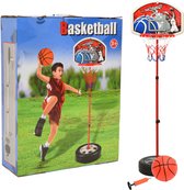 vidaXL - Kinderbasketbalset - verstelbaar - 120 - cm
