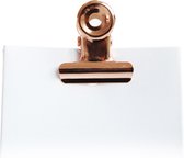 Vanhalst - Bulldog clip / retro papierklem - KLEIN 22mm - ROSE GOUD - Voordeelpack van 36 stuks