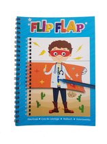 Flip & Flap Colouring Book - Jongen