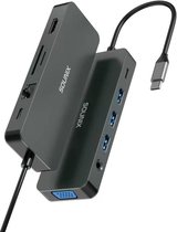 Sounix® 11 in 1 USB-C docking station -  USB C Hub - 4K UHD HDMI - VGA - 3x USB 3.0 - Audio Jack 3.5mm-UCX1132X