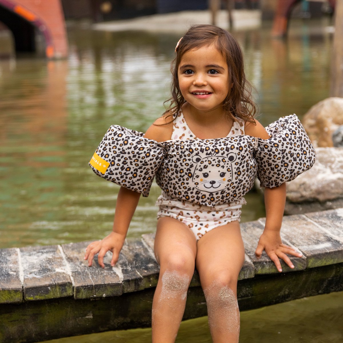 Swim Essentials Puddle Jumper - Beige - Safari Chique - 2/6 Jaar — afbeelding 13