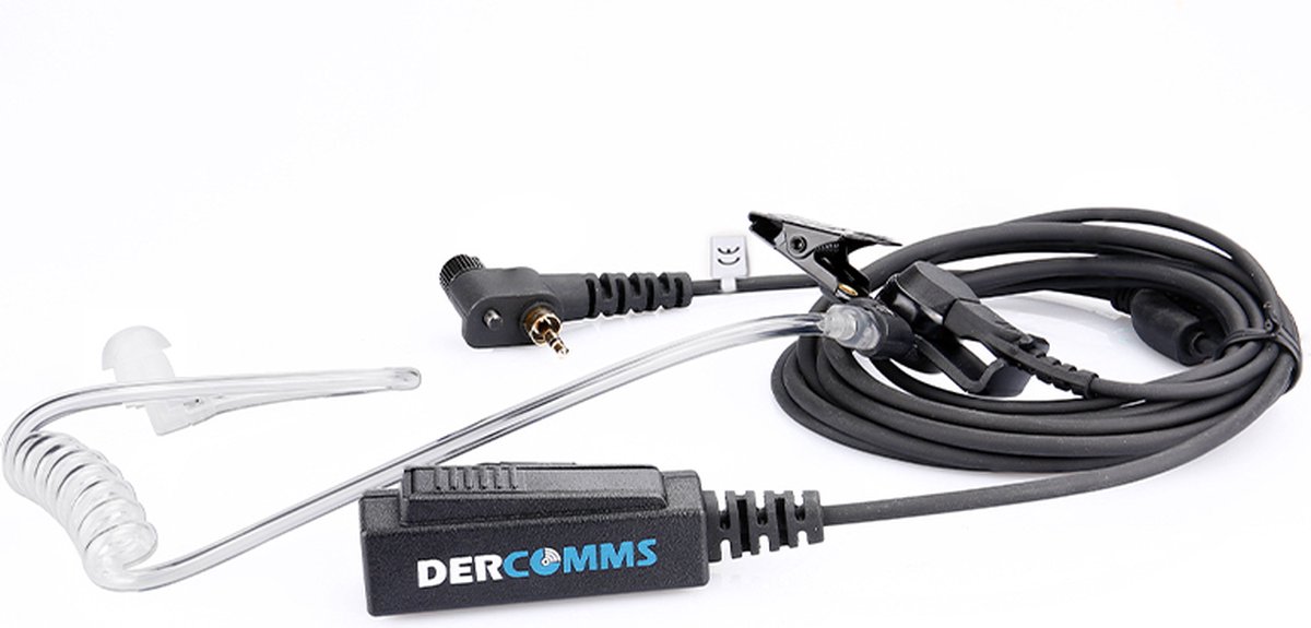 DerComms® Heavy duty Security surveillance oortje voor de Motorola - MTH800 MTP850 CEP400