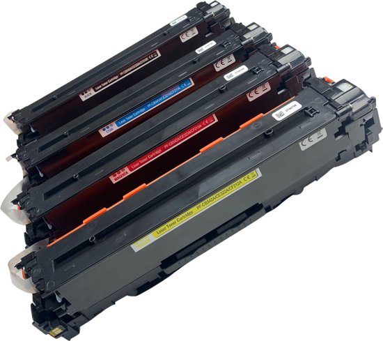 Huismerk CB540A t/m CB543A / CF210X t/m CF213X Multipack toner 4 ...