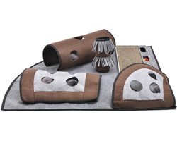 Canadiancat Company Activity Carpet Calvin - Speelkleed voor katten - 90 x 90 x 20 cm