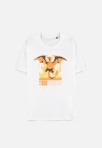 Pokémon - Charizard Heren T-shirt - 2XL - Wit