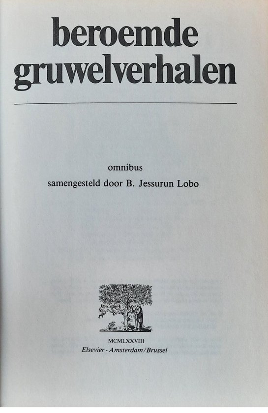 9789010019967 - Beroemde gruwelverhalen