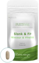 Flinndal Slank & Fit Supplementen - Met Groene Thee en Blaaswier voor Vetverbranding - 90 Tabletten