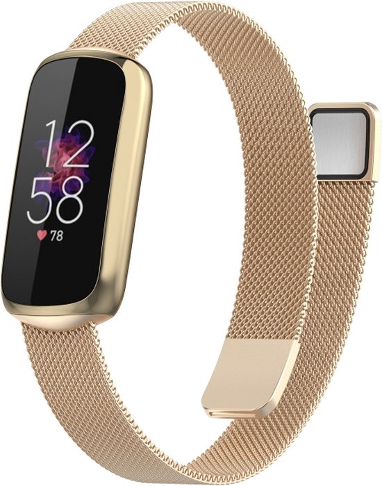 Bracelet Milanais En Acier Inoxydable Pour Fitbit - Modèle Unique Taille L - Neuf Avec étiquettes