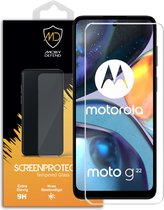Motorola Moto G22 Screenprotector - MobyDefend Case-Friendly Screensaver - Gehard Glas - Glasplaatje Geschikt Voor Motorola Moto G22