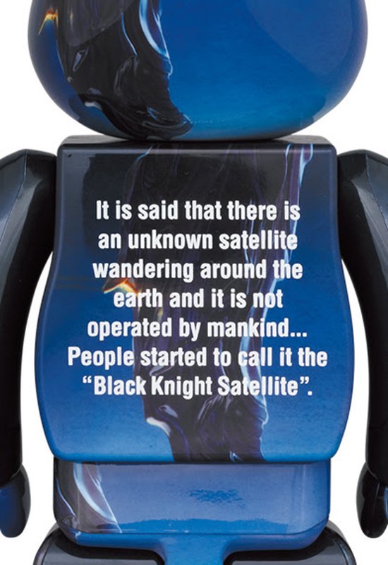 1000% Bearbrick - Black Knight Satellite | bol