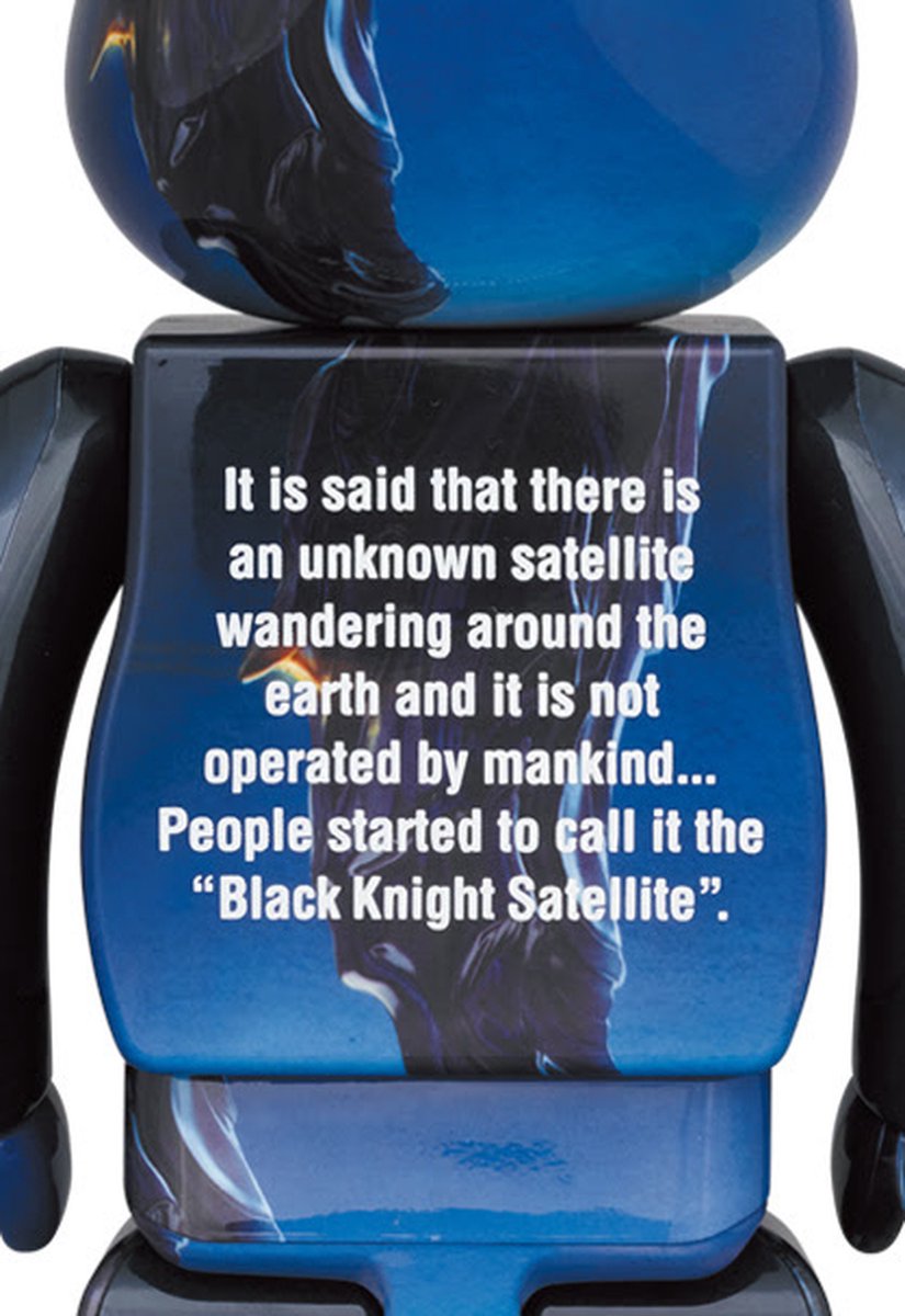 1000% Bearbrick - Black Knight Satellite | bol