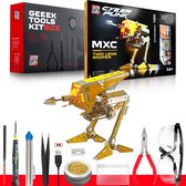 Geekclub - Two Legs Heavy Sniper + Tools - Complete Starter Kit - Solderen - Electronica - Robot - Tech4kids