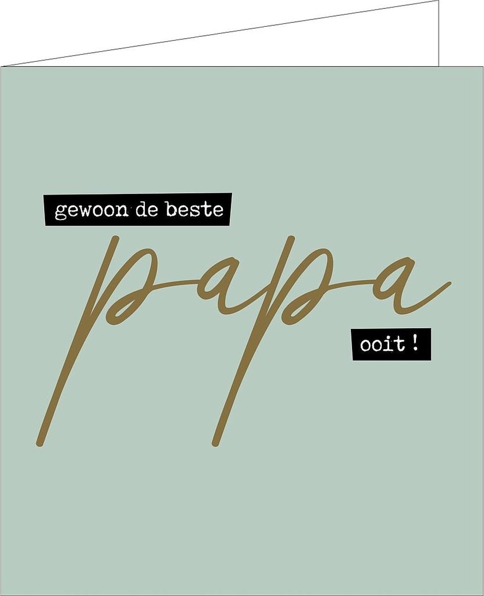 Mailbox - wenskaart - gewoon de beste papa ooit
