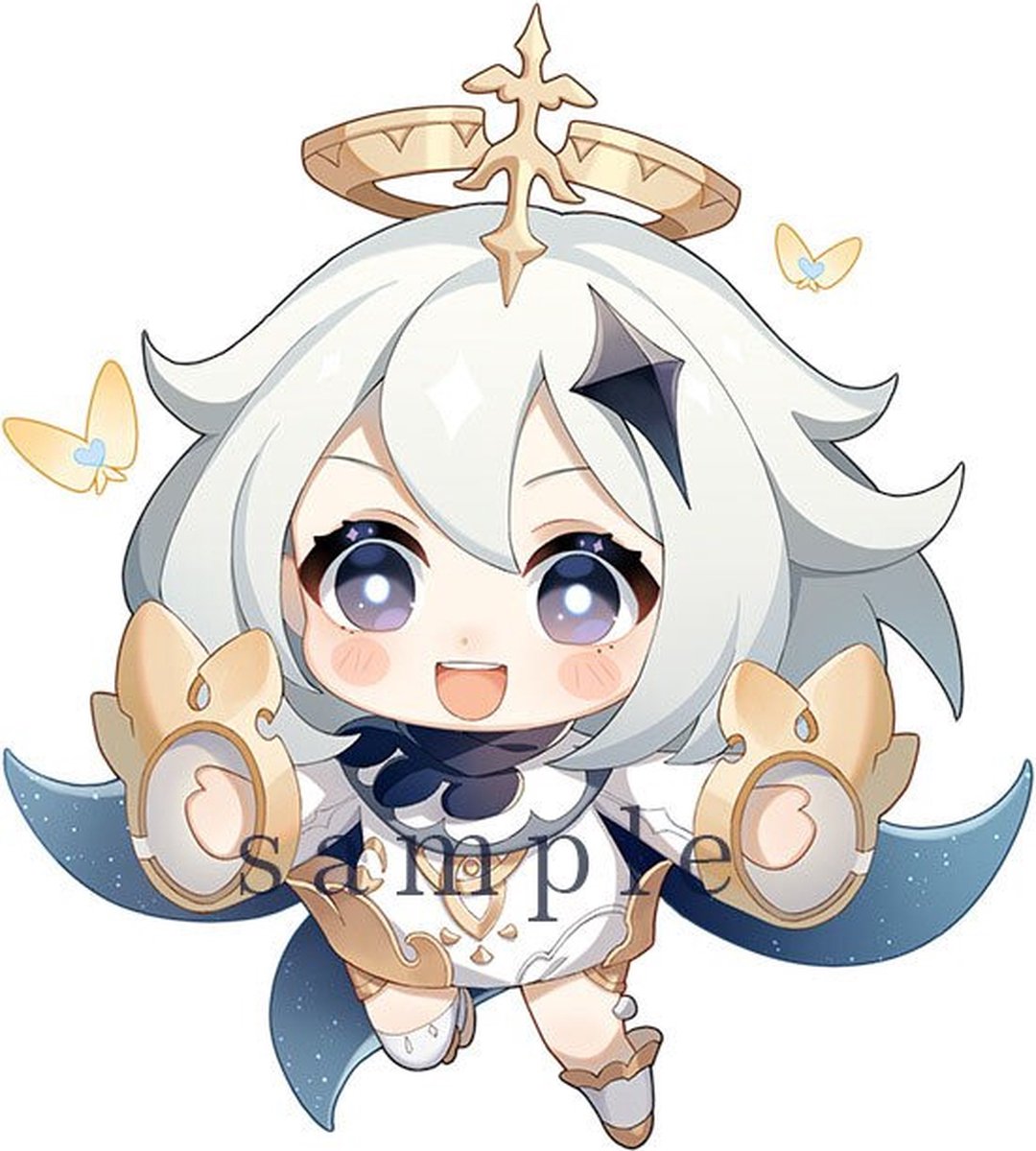 Genshin Impact - Paimon - Sleutelhanger/Keychain - Anime Merchandise - Figure - Manga