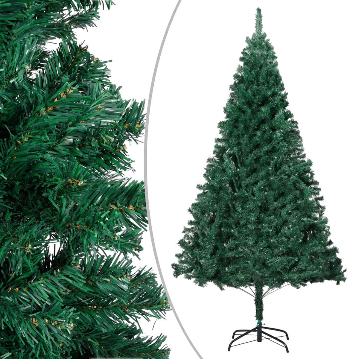 VidaLife Kunstkerstboom met dikke takken 240 cm PVC groen