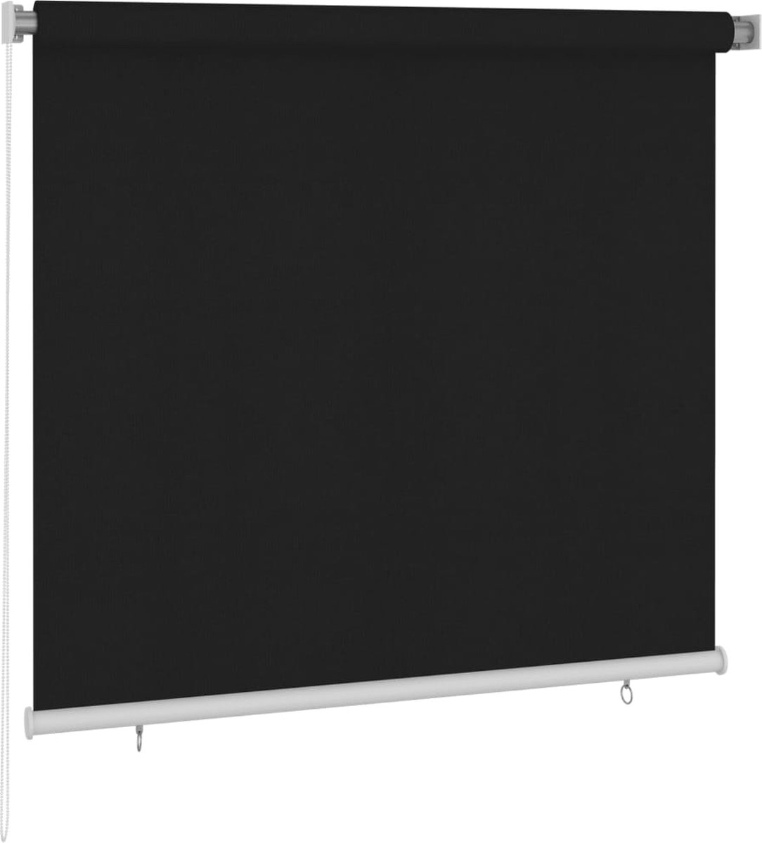 VidaLife Rolgordijn voor buiten 160x140 cm zwart