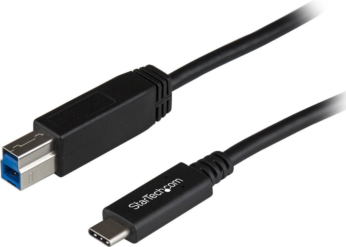 Cable USB C Startech USB31CB1M Black 1 m