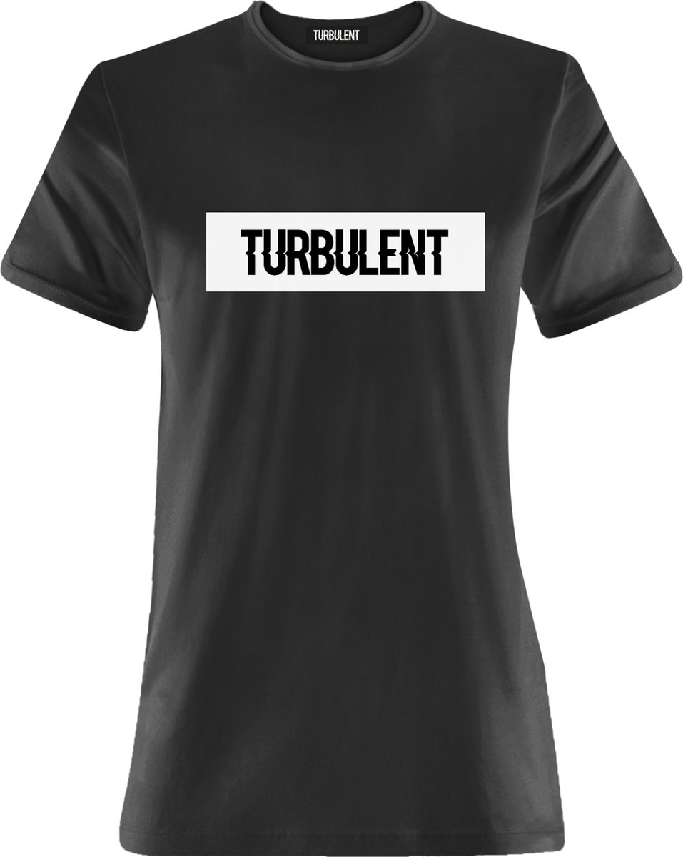TURBULENT | T shirts Regular Fit - O-hals - T shirt dames - Zwart
