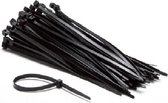 Kabelbinders (400 stuks) Tyraps Zwart 200 mm x 3.6 mm (tie wraps, ty raps)