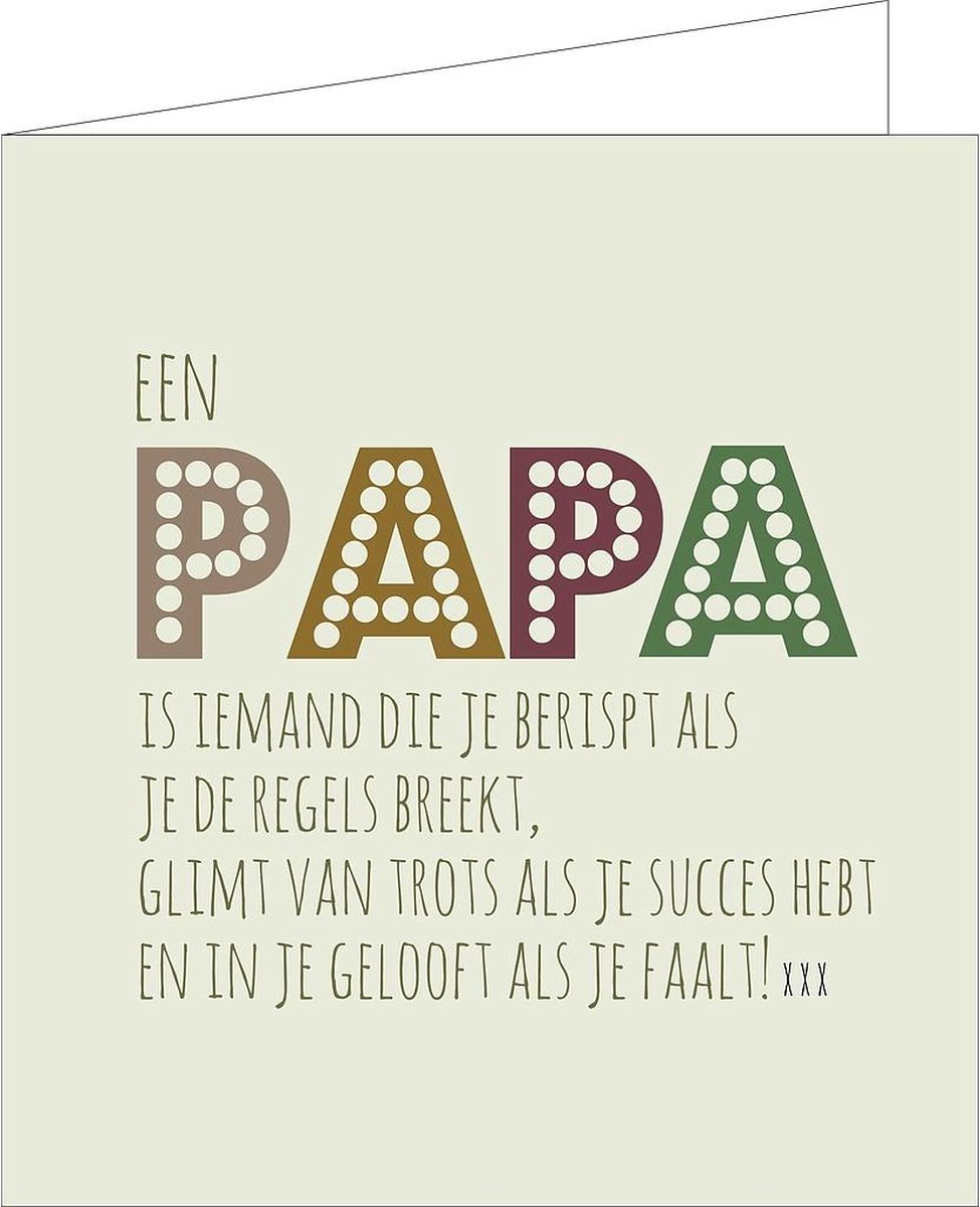 Mailbox - wenskaart Special Occasions 2017 - een papa is ...