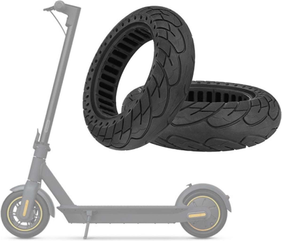 2 pc's 10 inch Soid Tyre Shock Absoption Tubeless Honeycomb - 2 - €99,90