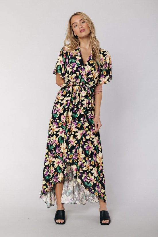 Robe Maxi Colourful Rebel Very Big Flower - Taille XS | bol.com