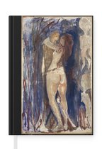 Notitieboek - Schrijfboek - Dood en leven - Edvard Munch - Notitieboekje - A5 formaat - Schrijfblok