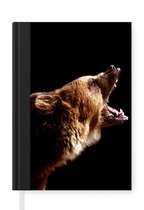 Carnet - Carnet d'écriture - Ours - Animal sauvage - Dents - Carnet - Format A5 - Bloc-notes