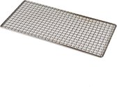 Grille rectangulaire en acier inoxydable Shichirin Yakiniku - Grille de barbecue