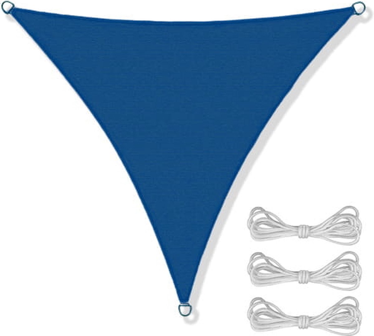Schaduwdoek driehoek - waterdicht - 3,6x3,6x3,6 m - blauw