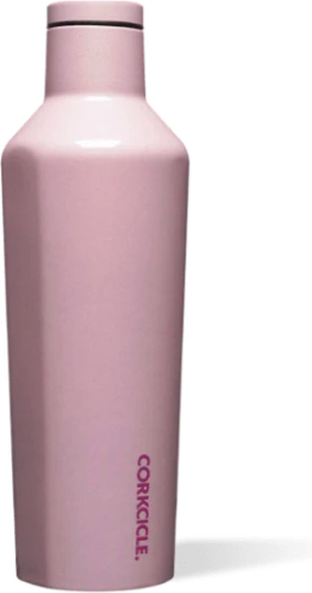 Corkcicle Thermos Drinkfles COTTON CANDY 16oz. 475ml Canteen Roze - Unicorn Magic Collection 2022 - Roestvrijstaal RVS