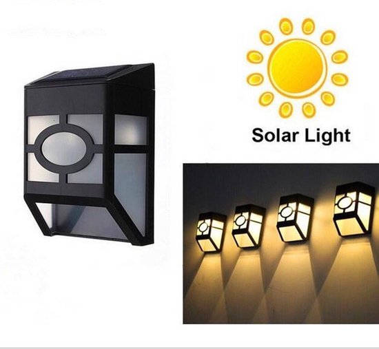 Cahaya Deck | Solar lamp | 2022 model | warm wit licht | Tuinverlichting op zonne-energie | IP65 waterdicht | Solar Tuinlamp | LED verlichting | Verlichting voor in je tuin