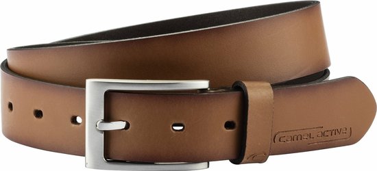 camel active Riem Belt made of high quality leather - Maat menswear-M - Bruin