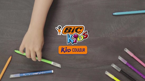 BIC KIDS Feutre Kid Couleur medium, étui en carton de 18 - Achat/Vente BIC  5103568