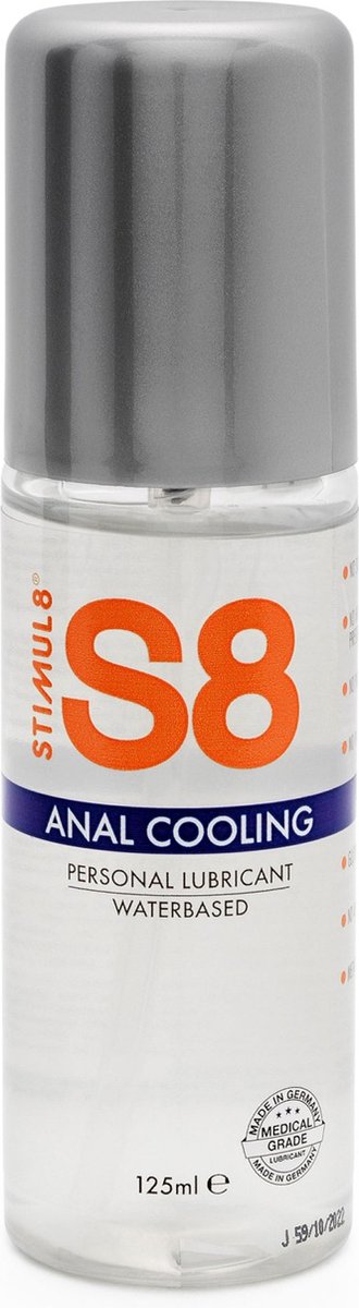Goedkoopste Stimul8 S8 - S8 WB Cooling Anal Lube 125ml - Lubricants Cooling Koelend 125