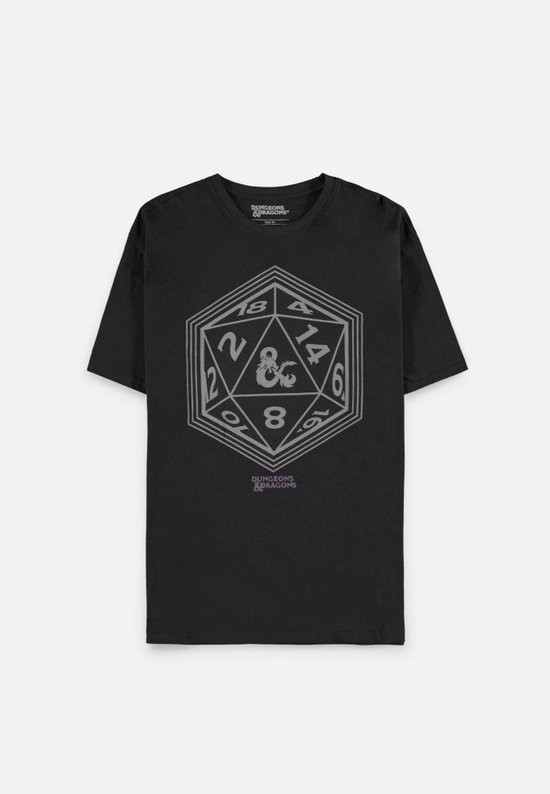 Dungeons & Dragons - Dice Heren T-shirt - S - Zwart