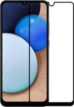 Screenprotector Geschikt voor Samsung A02s Screenprotector Tempered Glass Gehard Glas Full Cover