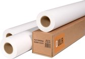 DULA - Papier traceur - papier jet d'encre - 914mm x 50m - 90 grammes - 9 rouleaux - Papier surdimensionné A0 - 36 pouces