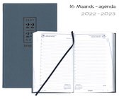 Agenda 2023 -  Dag per pagina -16 maanden - Saturnus 16M - Nature - Blauw - 13,3 x 20,8 cm - Brepols