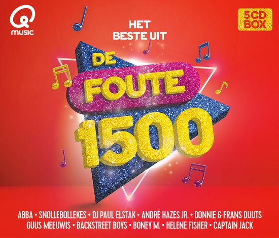Qmusic: Het Beste Uit De Foute 1500 (CD)