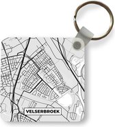 Sleutelhanger - Uitdeelcadeautjes - Plattegrond - Velserbroek - Kaart - Stadskaart - Plastic