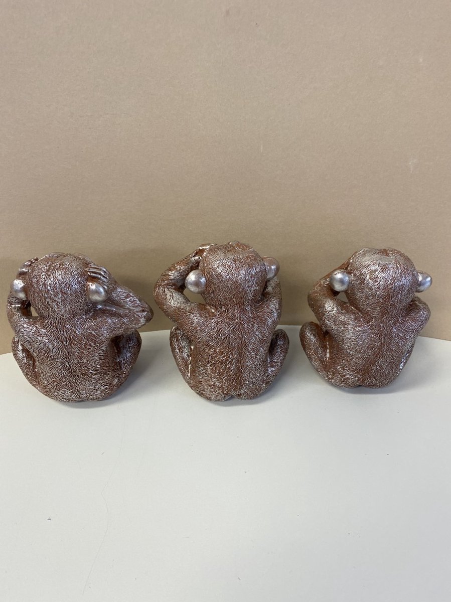 De beeldjes van apen stock foto. Image of dier, betekenis - 17525738