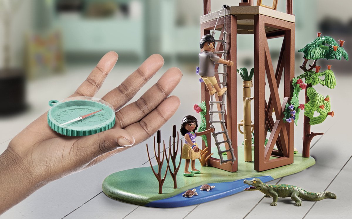 PLAYMOBIL Wiltopia Onderzoeksstation met kompas - 71008 — afbeelding 4