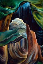 Emily Carr - Forest, British Columbia, Woud Brits Colombia Canvas Print