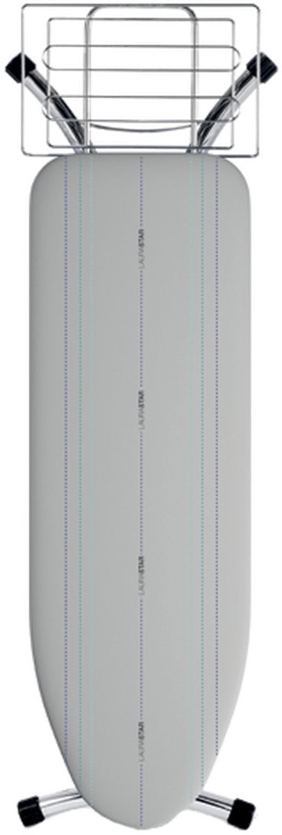 Laurastar Strijkplank Prestigeboard, 40cm x 122cm, 100% Katoen, Ergonomische, Regelbare hoogte, Strijkijzerhouder, 8.5kg, Beveiligd sluitsysteem