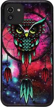 ADEL Siliconen Back Cover Softcase Hoesje Geschikt voor Samsung Galaxy A03 - Uil